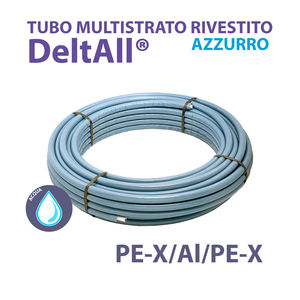 Tubo dell'Acqua Multistrato Rivestito in Blu PE e PVC 'FLEX ALL' UNIDELTA con Spessore 26, Lunghezza 3.0-25 m - Product Image 3