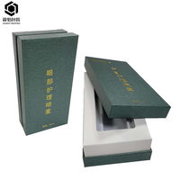 Emballage en carton de luxe avec logo personnalisé, couvercle amovible blanc, boîtes cadeaux rigides avec matériaux recyclés et fermeture magnétique