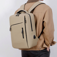 Tas Ransel Bisnis Kapasitas Besar Logo Kustom Multifungsi dengan Kompartemen Laptop Anti Air untuk Perjalanan