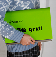 Gril de barbecue électrique de fabricant professionnel gril de BBQ de Barbecue de charbon de bois ignifuge portatif extérieur