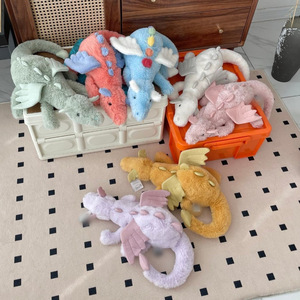 Juguete de Peluche de Algodón Orgánico OEM, Dragón del Cielo y Dragón de las Nieves, Animales de Peluche Suaves con Relleno de PP, Almohada de Peluche con Peso - Product Image 1