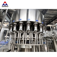 Machine de remplissage et d'embouteillage d'eau minérale pure en bouteille PET de 500 ml, 10000 BPH, personnalisation en usine