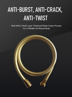 Tuyau de douche flexible anti-explosion en PVC, résistant à haute pression, anti-fuite et anti-torsion, pour salle de bain