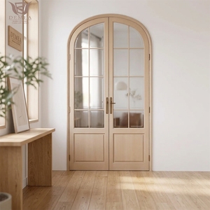 DEMEA Französisches Design Innentür aus Holz, Innentür mit gewölbtem Oberteil und eingebettetem Türblatt, Innentüren für Häuser - Product Image 2