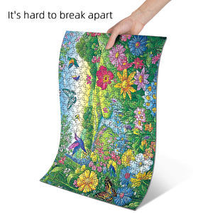 Fabricant <span class=keywords><strong>de</strong></span> puzzles colorés personnalisés par Velvet Surface Casse-tête en <span class=keywords><strong>velours</strong></span> volant personnalisé Colibri - Product Image 5