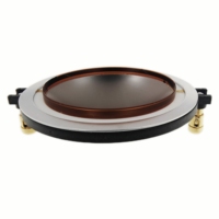 Yicheng Titanium 3404 74.5mm Pièces de Tweeter à diaphragme de bobine vocale de remplacement de haute qualité pour accessoires de haut-parleur Premium