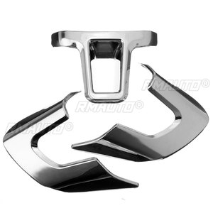 Cubiertas Decorativas para el Volante del Coche, para Volkswagen VW Golf 6 MK6 2009 2010 2011 2012 Polo Bora Sagitar, ABS Cromado - Product Image 3