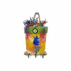 11x20CM Verre Evil Eyes Tenture Murale Décoration Design Unique et Accrocheur pour la Décoration Intérieure - Product Image 2