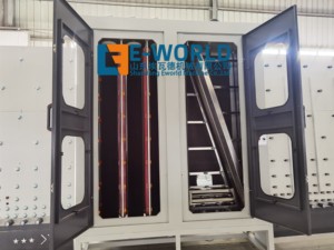 Línea de Producción de Vidrio Aislante Automática con Certificado CE <span class=keywords><strong>EWORLD</strong></span> 2500*3500mm, Bajo Ruido, Control PLC, Doble Acristalamiento - Product Image 6