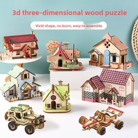 5 7 ans tranche d'âge en bois 3D bricolage Puzzles 7 jouets de développement pour enfants modèles de navires d'avions Puzzle pour Lego pour la construction F1