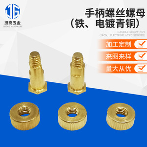 Jetto Hex Head Copper <b>Nuts</b> M4 M24 Metric 35mm Length Pre Embedded Through Blind Hole Screws And <b>Nuts</b> - Product Image 5