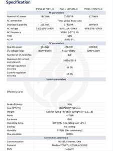 Sistema di Conversione di Potenza Ibrido Dawnice 1000kw 1200kw 1300kw 1500kw 1600kw 1725kw 1mw per Convertitori di Accumulo Energetico - Product Image 6
