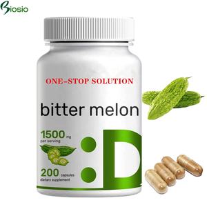 NON-GMO Capsule de complément alimentaire naturel sans gluten à l'extrait de melon amer - Product Image 2