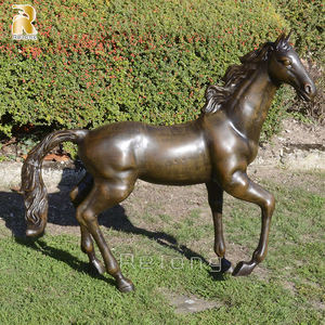 RELONG Vente en gros de statues de chevaux arabes en <span class=keywords><strong>bronze</strong></span> sur mesure pour la décoration extérieure - Product Image 4