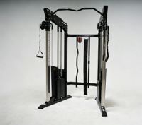 Máquina Smith de Acero Negro, Soporte para Sentadillas, Equipo Multifuncional para Gimnasio en Casa, Entrenamiento de Fuerza Integral Unisex