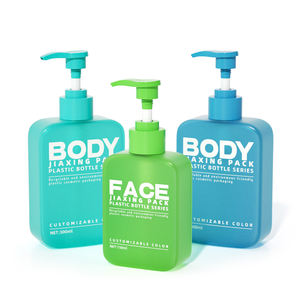 Emballage <span class=keywords><strong>pour</strong></span> Soins Capillaires en HDPE de Forme Plate, Couleur Personnalisée, Shampooing, Après-Shampooing, 150 ml, 300 ml, Bouteille Rectangulaire <span class=keywords><strong>pour</strong></span> Gel Douche, Pompe - Product Image 5