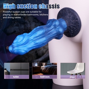 YOCY Nuevo Dildo de Fantasía, Tapón Anal de Silicona con Nudo de Perro, Estimulador de Pene, Ano y Vagina, Enorme Tapón Anal de Lobo, Juguetes Sexuales para Adultos Gays al por Mayor - Product Image 3