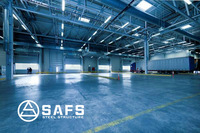 Constructions d'entrepôts industriels en structure acier préfabriquée personnalisée SAFS à vendre