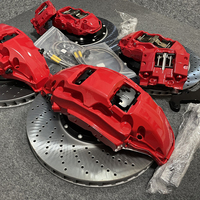 Étrier RED avec disque à hameçon 380mm-412mm-420mm-440mm Grand kit de frein Étrier de frein à 10 pistons pour audi RS3 RS4 RS5 S3 S4 RSQ3