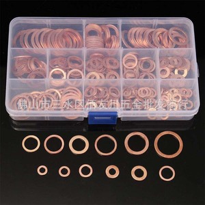 Juego de 300 Juntas de Cobre M5-M20, Anillos Planos de Sellado Resistentes al Aceite - Product Image 1