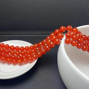 8mm Red <strong>Black</strong> Yellow Agate Natural Stone Agate <strong>Beads</strong> for Jewelry Making - Product Image 3