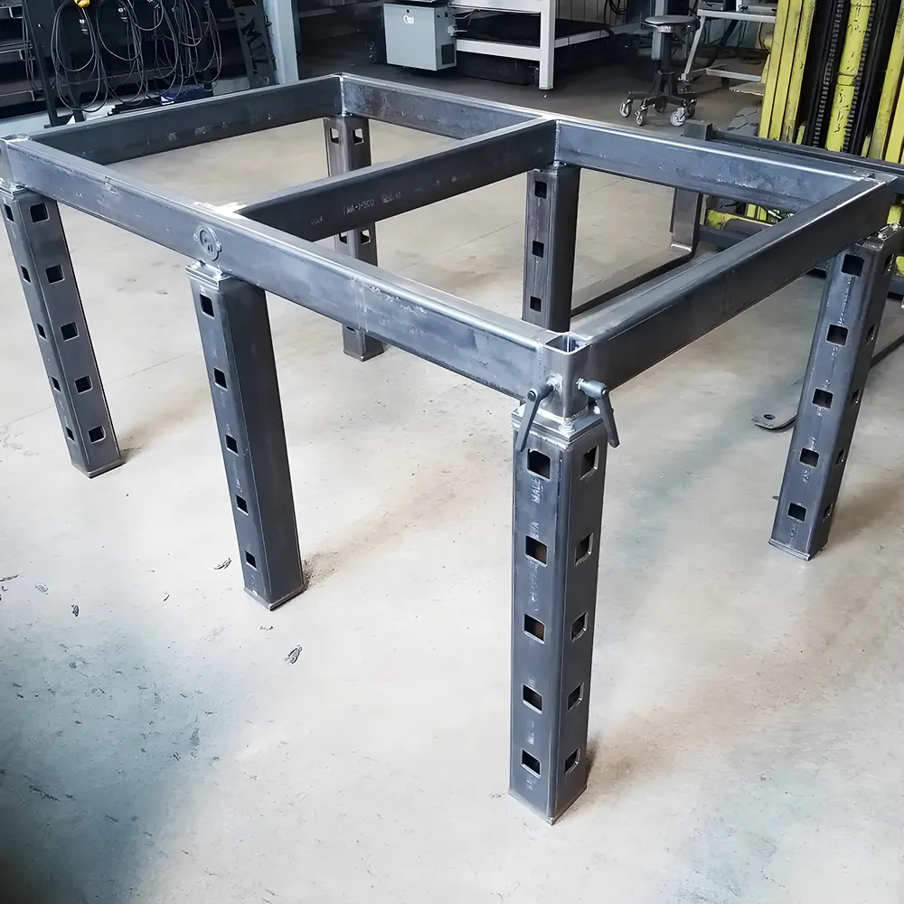 OEM customized large industrial metal/stainless steel storage rack frame welding fabrication/sheet metal fabrication services