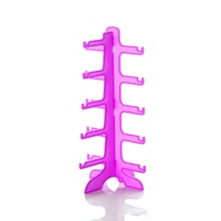 5 paires de montures de lunettes en plastique transparentes colorées présentoir de lunettes de soleil présentoir de comptoir pour porte-lunettes