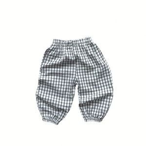 Garçons Filles Plaid Anti-Moustique <span class=keywords><strong>Pantalon</strong></span> D'été Mince Enfants <span class=keywords><strong>Pantalon</strong></span> Mode Bébé Vêtements - Product Image 6