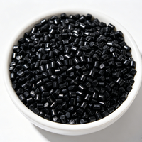 Granulés de plastique noir (Masterbatch) en PP, PE, PS, PC, HDPE avec 25%, 30%, 40%, 50%, 60% de contenu pour le moulage par injection et le soufflage