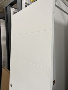 Porte simple en HDF à âme creuse, moulurée, avec apprêt blanc, designs variés - Product Image 3