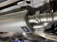 Système d'échappement de silencieux brûlé bleu titane Catback pour Benz AMG CLA45 2.0T C117 2013-2018