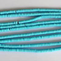 Perles Turquoise Bleu 3x6MM Haixi pour la Fabrication de Bijoux et Accessoires de Sacs à Main, environ 100-105 pièces/brin