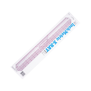 Regla de calibración de prendas B95 de 45 cm, regla de plástico con conversión métrica e imperial para la creación de patrones de costura - Product Image 3