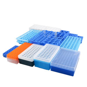 Tùy chỉnh 3 cấp độ màu xanh nhựa <span class=keywords><strong>Micro</strong></span> Ống giá OEM Hỗ trợ máy ly tâm thiết bị phòng thí nghiệm - Product Image 5