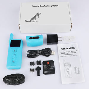 Gran oferta, <span class=keywords><strong>Collar</strong></span> de entrenamiento de Control remoto vibratorio de choque estático recargable para perros de compañía, plástico electrónico impermeable - Product Image 6