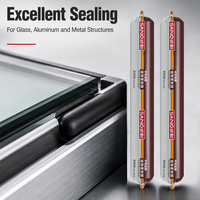 Scellant structurel en silicone neutre SANVO SV951L, haute résistance, résistant aux intempéries, certifié CE, pour la construction de murs-rideaux en verre