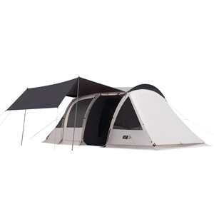 Carpa de camping Explorers Tunnel Tent 560x310x205cm para 10 personas, doble capa, impermeable y resistente al viento, para uso en exteriores. - Product Image 2