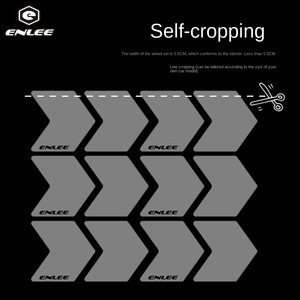 Enlee-llanta de <span class=keywords><strong>rueda</strong></span> de <span class=keywords><strong>bicicleta</strong></span> de montaña, reflectante, ligero, reflector de seguridad, novedad de 2022 - Product Image 3