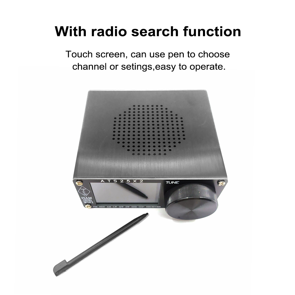 ATS-25X2 FM RDS APPネットワークWIFI設定スペクトルスキャンDSP受信機