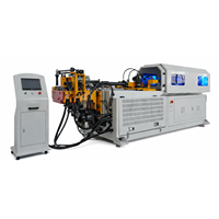Máquina Dobladora de Tubos Automática Henglida de Acero Inoxidable y Aluminio, Dobladora de Mandril, Motor PLC, Bomba, Bobinas de Refrigeración AC, 7.5KW