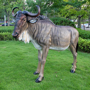 Sculpture en fibre de verre écologique, animal réaliste simulé, décoration de paysage forestier de parc extérieur, petit modèle - Product Image 1