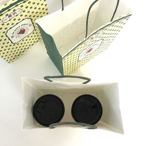 Sacs à lunch en papier kraft de haute qualité, imprimés sur mesure et recyclables, pour pizza, sushi, nouilles et salades, avec poignées en patch - Product Image 5