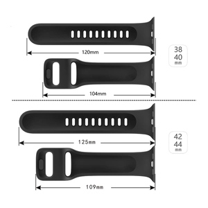 2020 de Sport De Conception De mode de Bande De Montre En Silicone Pour Caoutchouc Bracelet de Montre <span class=keywords><strong>Apple</strong></span> Série <span class=keywords><strong>4</strong></span> 3 40mm 44mm - Product Image 4