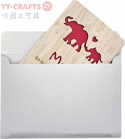 Carte de vœux en bois gravée sur mesure pour la fête des mères, cadeaux faits à la main, cartes de remerciement en bois pour les travaux manuels, cadeau pour la fête des mères