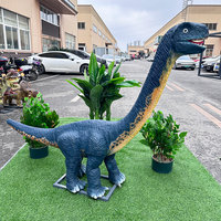 Modèle de dinosaure animatronique mécanique réaliste en métal pour parcs d'attractions, parcs d'aventure et centres commerciaux