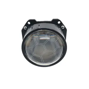 Dland Bi Led Projector Lens 2.5 55W, Met Uitstekende Straal Originele Os Led Auto Koplamp 12V Voetbal Graan