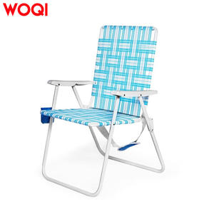 Silla de Playa Plegable Woqi, Marco de Aluminio, Color Azul Cielo, Portátil, para Exteriores, Camping, Jardín, Tamaño Extra Grande para Adultos - Product Image 4