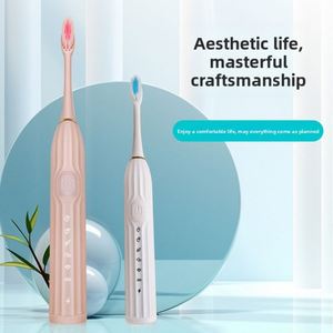 Pearl Max Electric Toothbrush Adults Home Use Vibrating Silent Fully <b>Waterproof</b> USB Rechargeable Sonic Intelligent Soft Bristles - Product Image 2