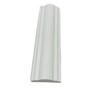Plinthe murale moderne en PVC/PS écologique, imperméable, apprêtée blanche, pour villas et hôtels