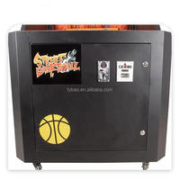 Machine de jeu d'arcade de basket-ball de rue pliable à pièces Machine de tir de basket-ball Machine d'entraînement de basket-ball